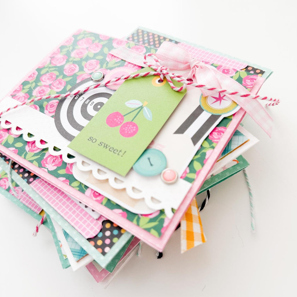 Simple Stories Color Me Happy Bits And Pieces 26519 Binder Project