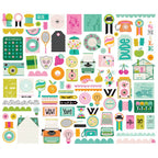 Simple Stories Color Me Happy Bits And Pieces 26519 Summer Activities