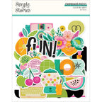 Simple Stories Color Me Happy Chipboard Pieces 26518