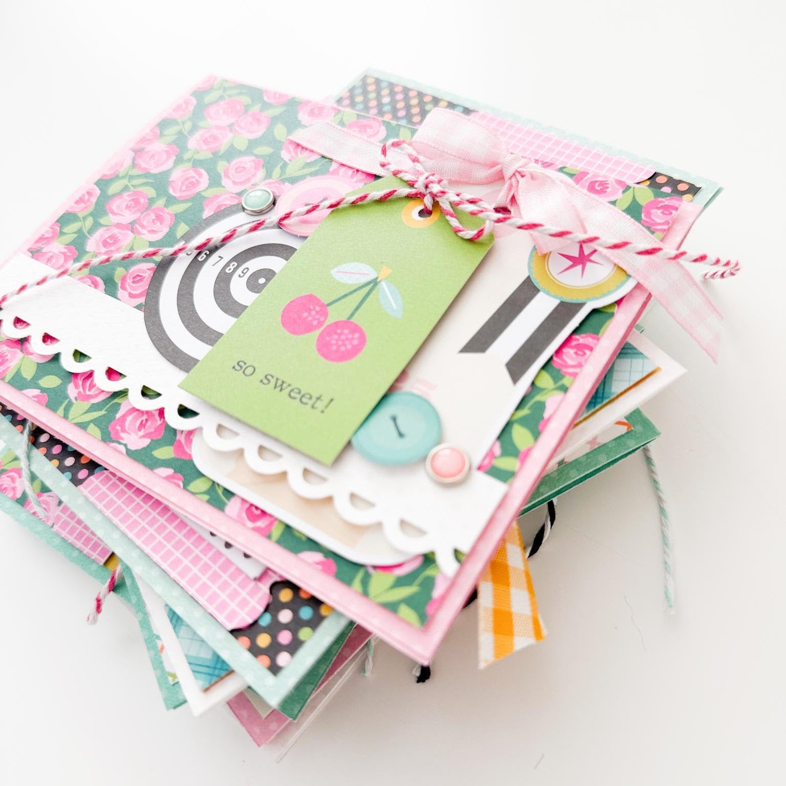 Simple Stories Color Me Happy Journal Bits And Pieces 26520 Binder Project