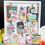 Simple Stories Color Me Happy Journal Bits And Pieces 26520 Card Display