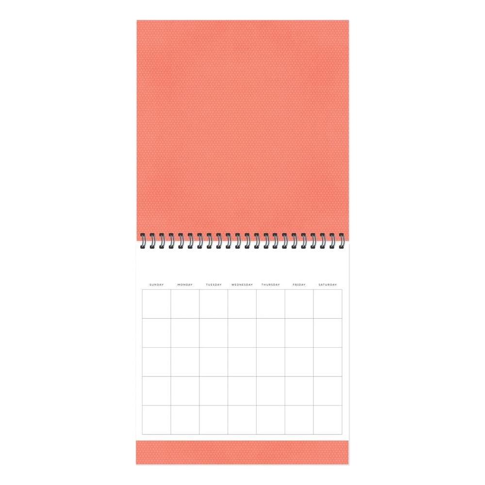 Simple Stories Color Vibe 12 Month Memory Calendar 23532 Coral Image