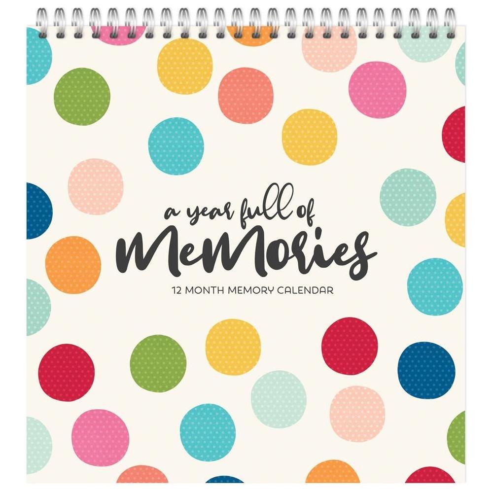 Simple Stories Color Vibe 12 Month Memory Calendar 23532 Full Image