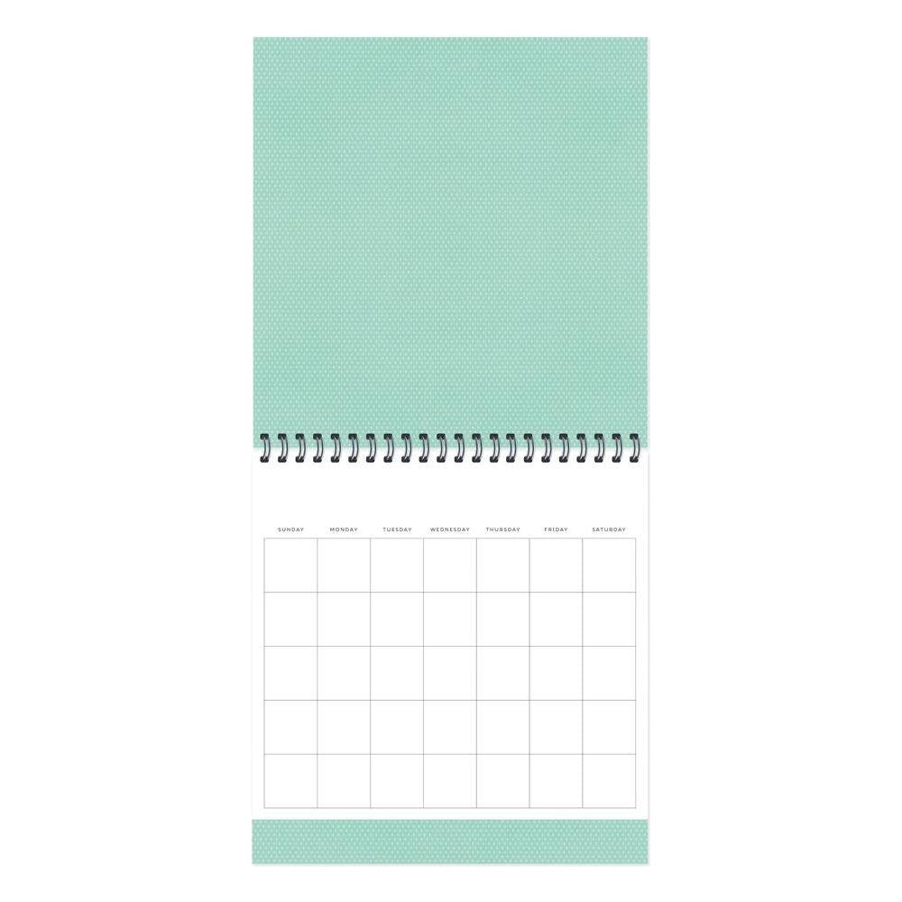 Simple Stories Color Vibe 12 Month Memory Calendar 23532 Seafoam Image