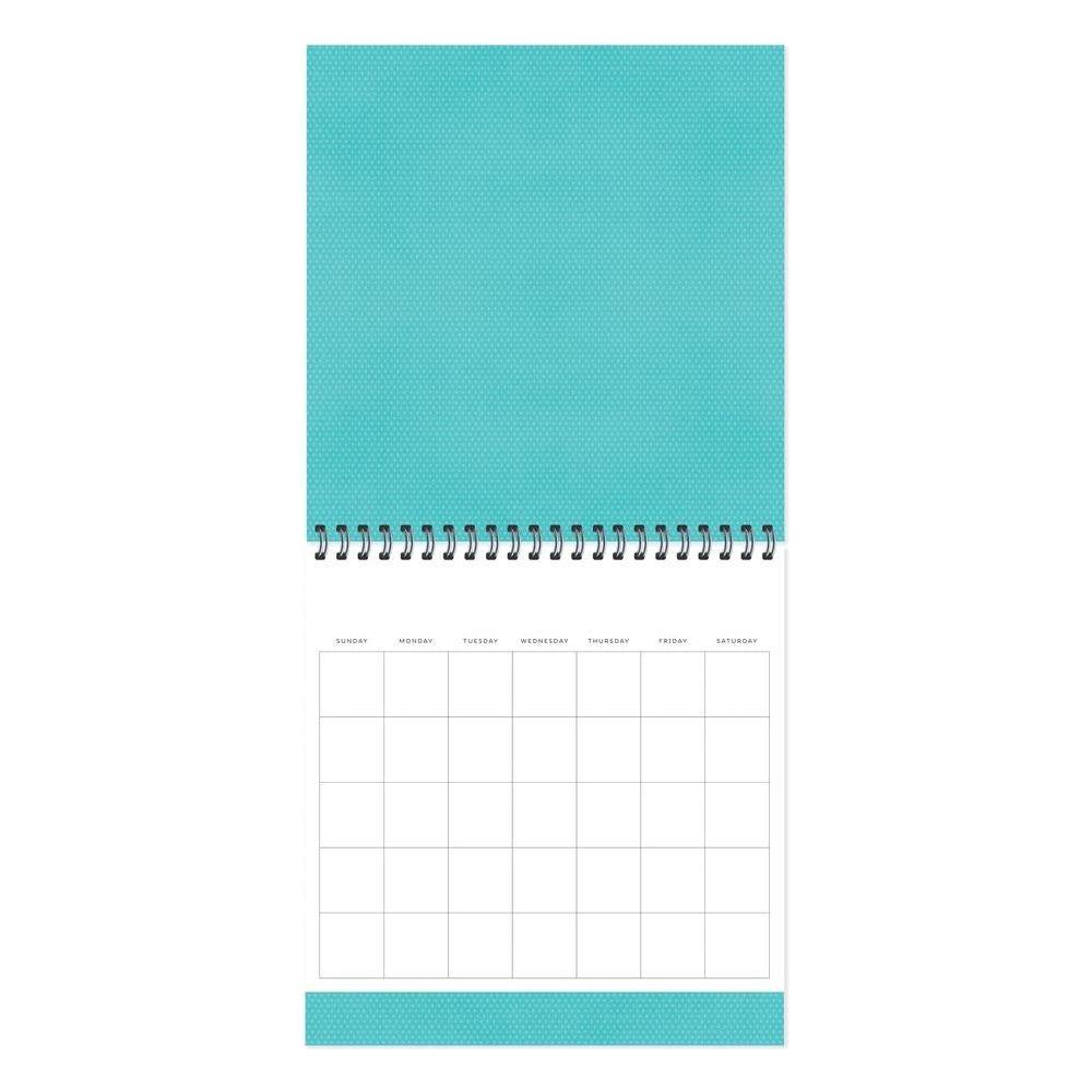 Simple Stories Color Vibe 12 Month Memory Calendar 23532 Turquoise Image