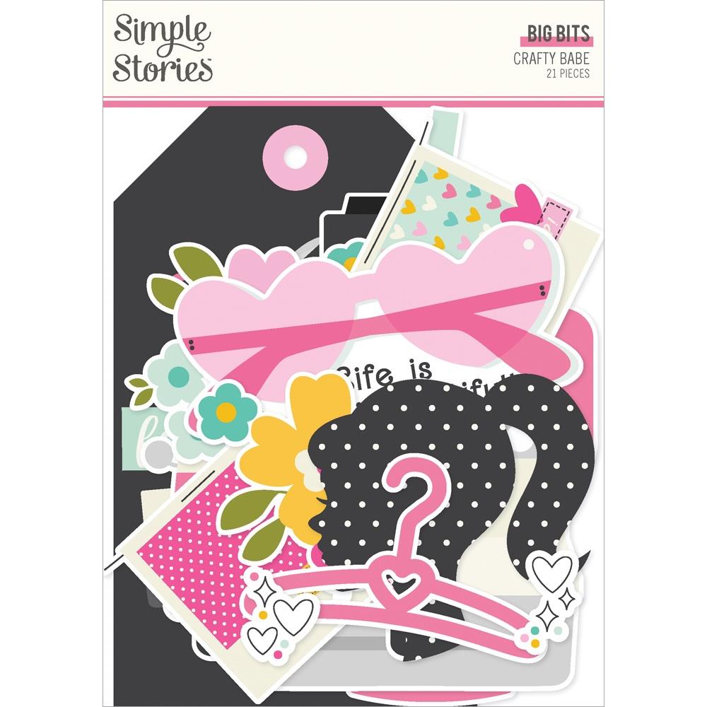Simple Stories Crafty Babe Big Bits And Pieces 24310