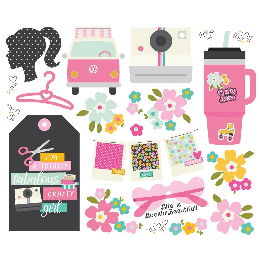 Simple Stories Crafty Babe Big Bits And Pieces 24310 Detailed Image