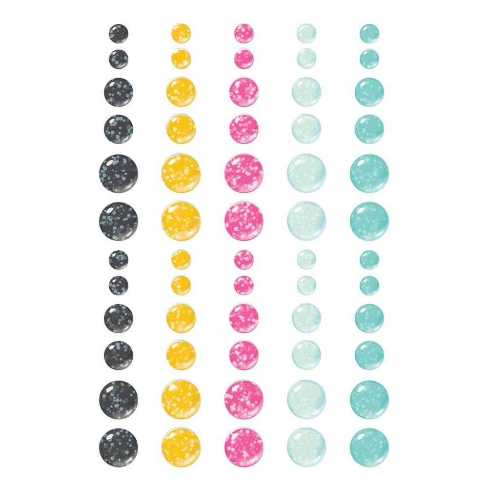 Simple Stories Crafty Babe Glitter Enamel Dots 24313 Detailed Image