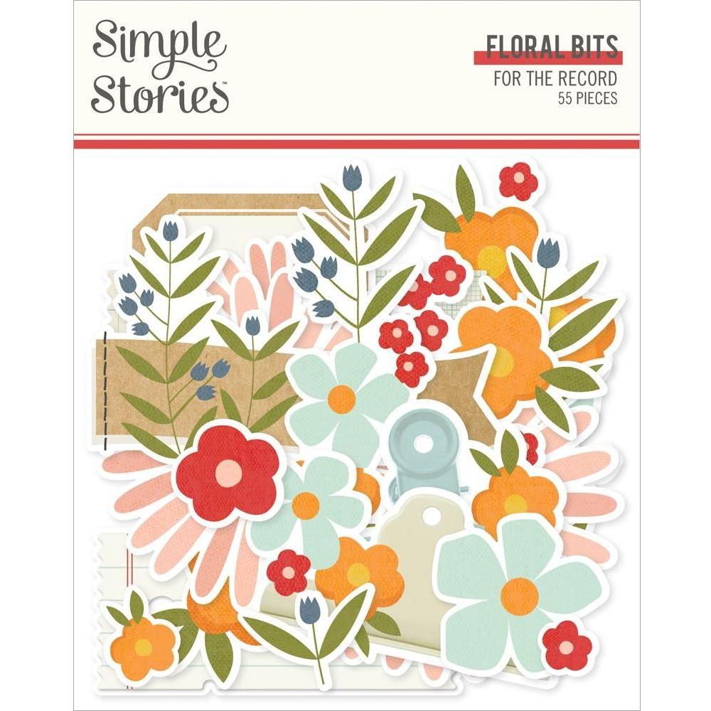 Simple Stories For The Record Floral Bits And Pieces 23521