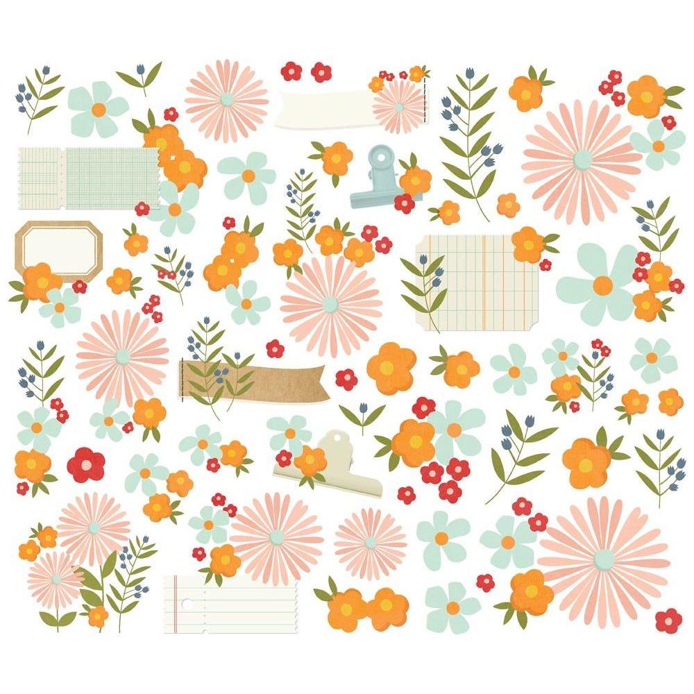 Simple Stories For The Record Floral Bits And Pieces 23521 Flowers
