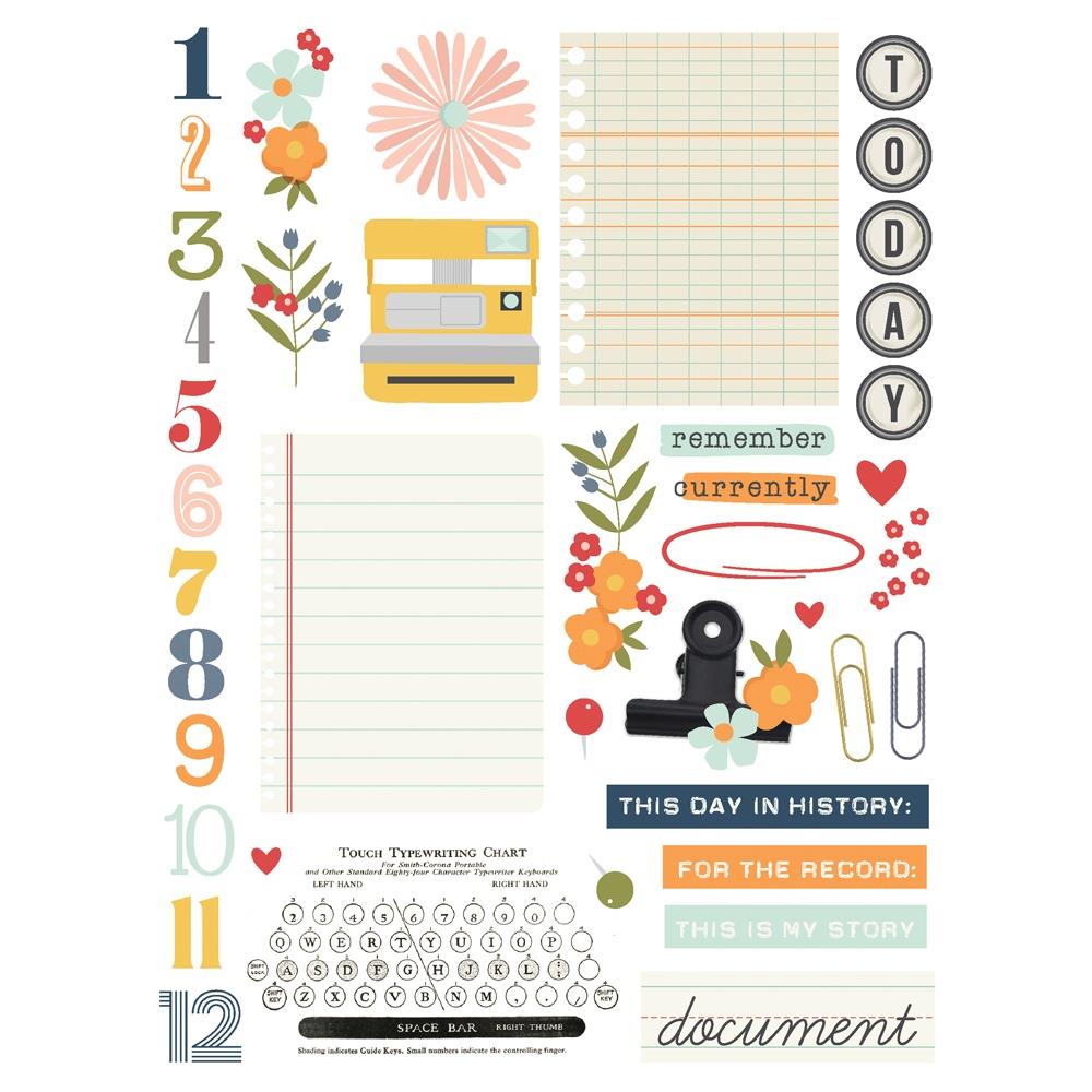 Simple Stories For The Record Rub Ons 23527 Product Image