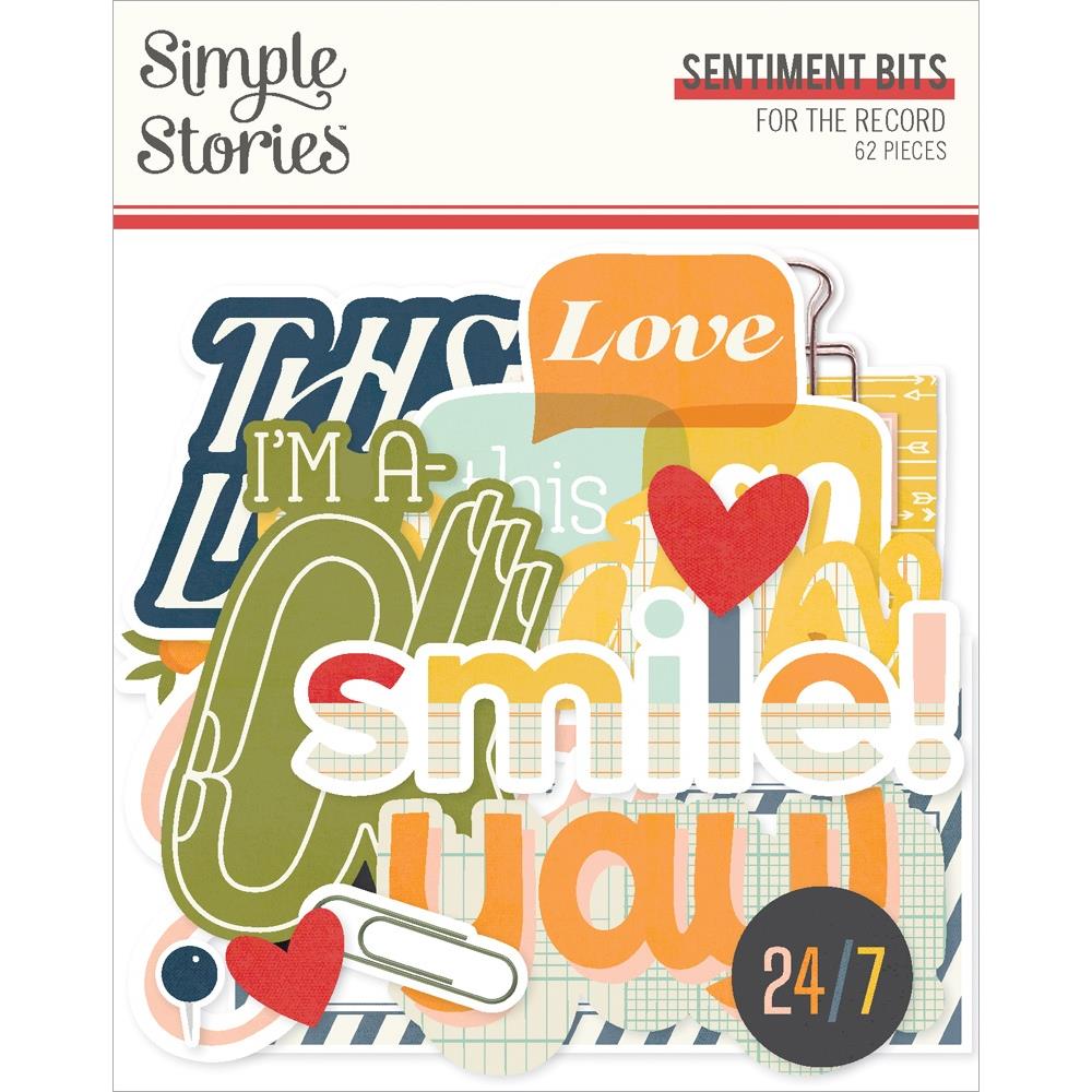 Simple Stories For The Record Sentiments Bits And Pieces 23522