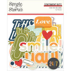 Simple Stories For The Record Sentiments Bits And Pieces 23522