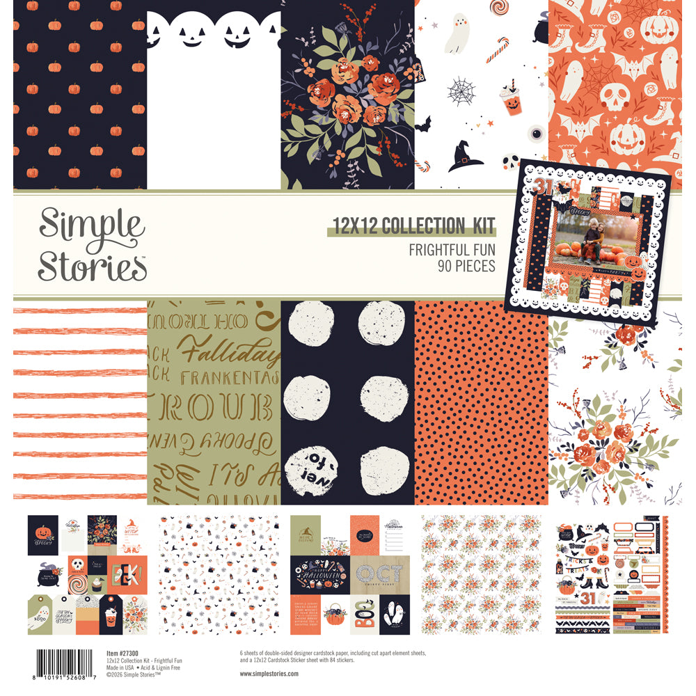 Simple Stories Frightful Fun 12 x 12 Collection Kit 27300