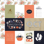 Simple Stories Frightful Fun 12 x 12 Collection Kit 27300 Happy Halloween Sentiments