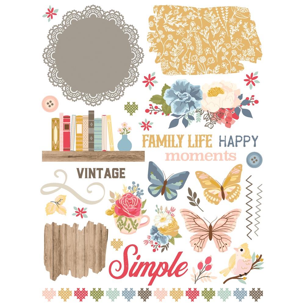 Simple Stories Front Porch Rub Ons 23824 Home