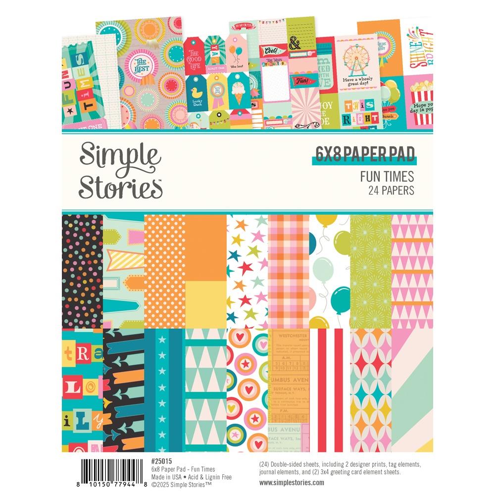 Simple Stories Fun Times 6 x 8 Paper Pad 25015