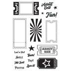 Simple Stories Fun Times Tickets Clear Stamps 25025 Circus Images