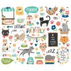 Simple Stories Fur Baby Cat Bits And Pieces 24021 Sentiments