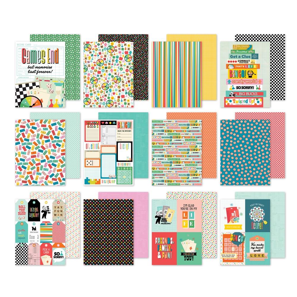 Simple Stories Game Night 6 x 8 Paper Pad 26115 Product Images