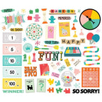 Simple Stories Game Night Bits And Pieces 26118 Family Fun