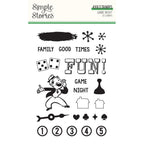 Simple Stories Game Night Clear Stamps 26116