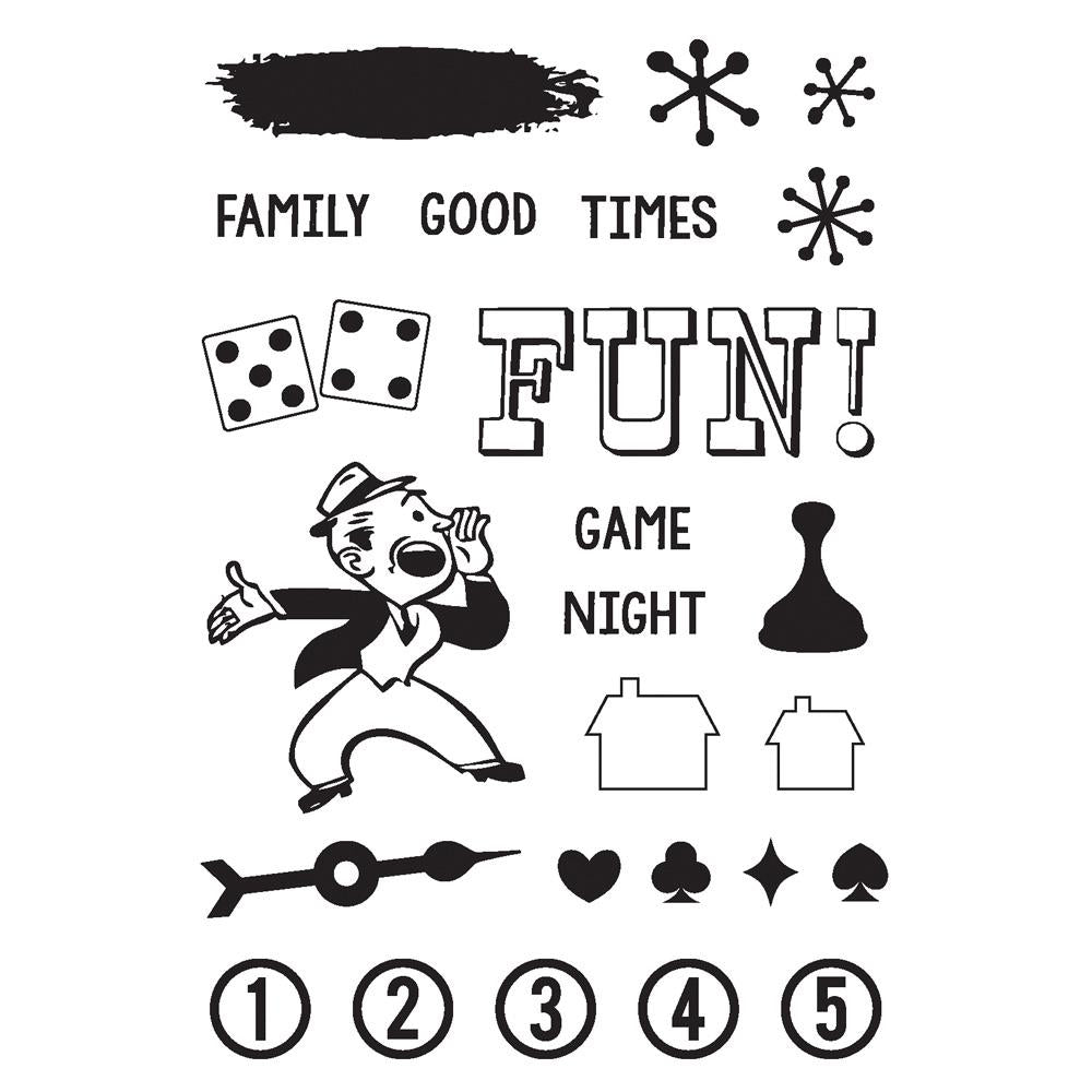 Simple Stories Game Night Clear Stamps 26116 Product Image