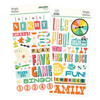 Simple Stories Game Night Foam Stickers 26121