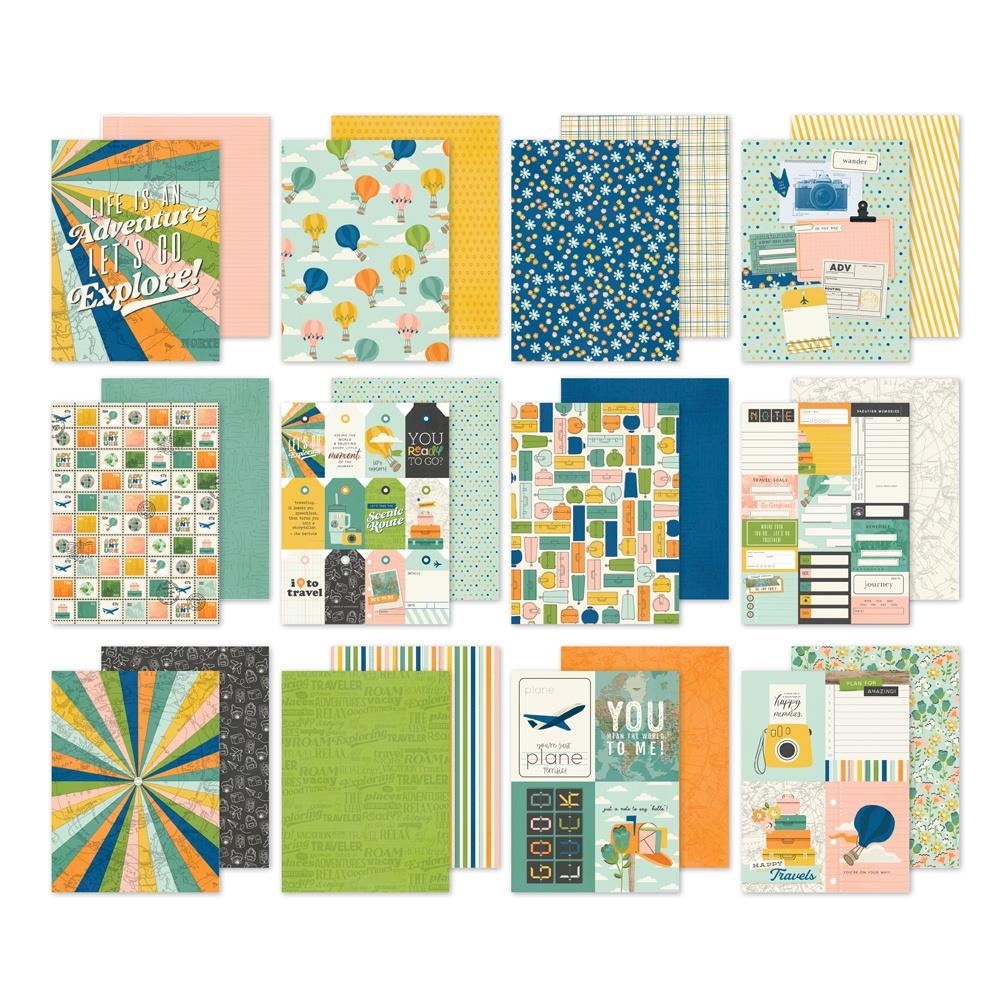Simple Stories Happy Travels 6 x 8 Paper Pad 24415 Product Image