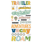 Simple Stories Happy Travels Foam Stickers 24423 Alternate View