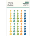 Simple Stories Happy Travels Glossy Enamel Dots 24425