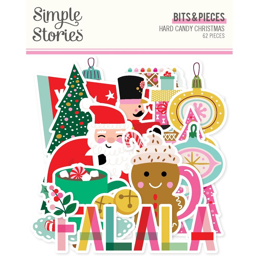 Simple Stories Hard Candy Christmas Bits And Pieces 25618