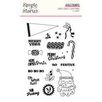 Simple Stories Hard Candy Christmas Clear Stamps 25616