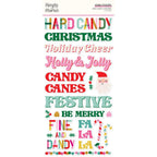 Simple Stories Hard Candy Christmas Foam Stickers 25622