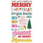 Simple Stories Hard Candy Christmas Foam Stickers 25622 Detailed Image