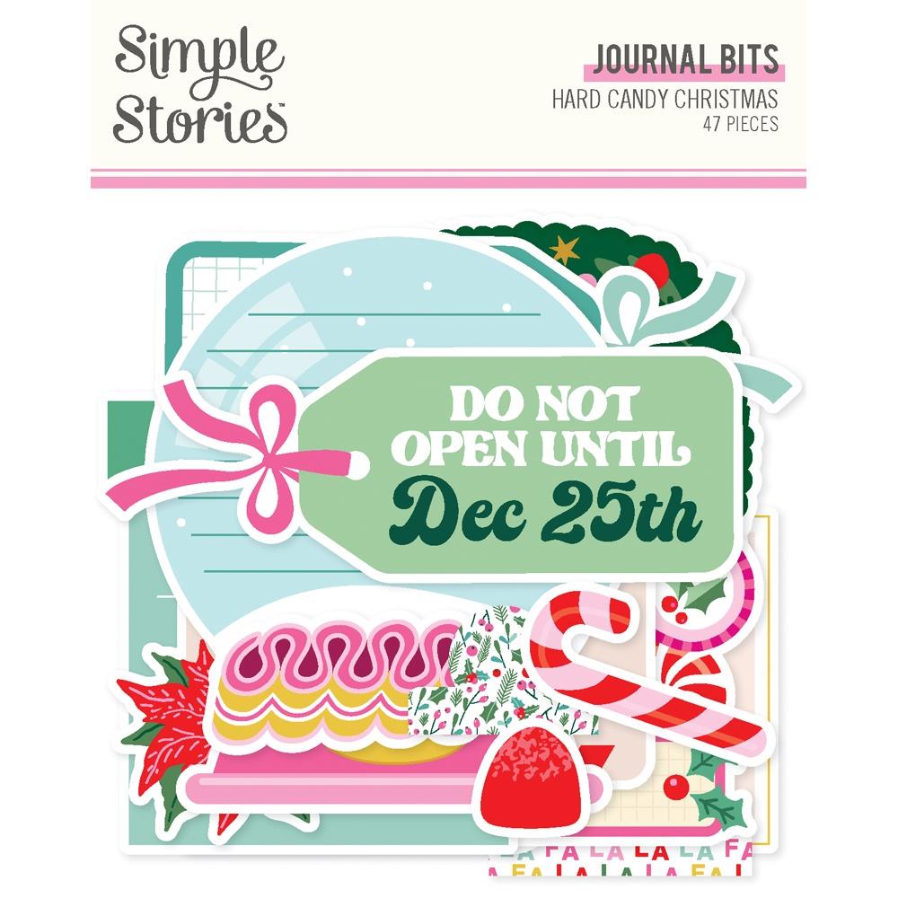 Simple Stories Hard Candy Christmas Journal Bits And Pieces 25619