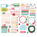 Simple Stories Hard Candy Christmas Journal Bits And Pieces 25619 Holiday Tags
