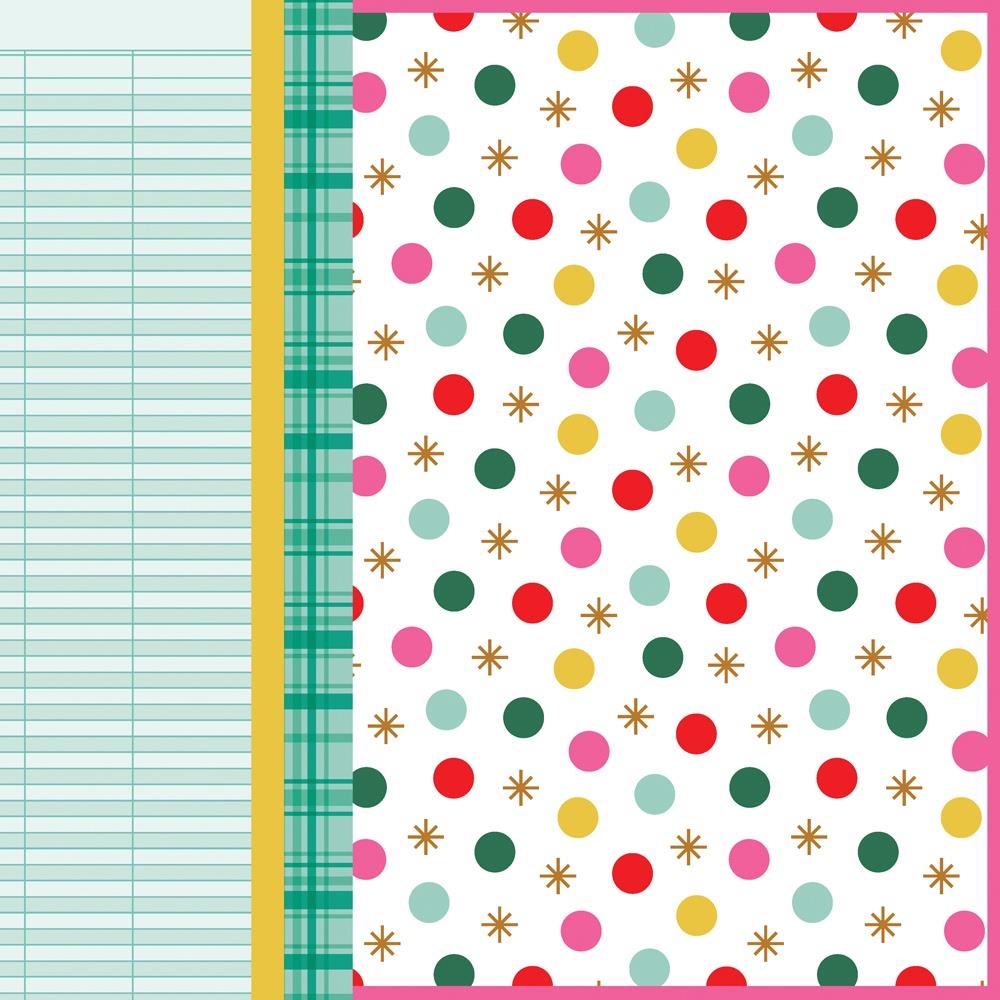 Simple Stories Hard Candy Christmas Page Kit 25627 Festive Backgrounds