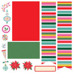 Simple Stories Hard Candy Christmas Page Kit 25627 Festive Images