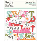 Simple Stories Heartstrings Sentiments Bits And Pieces 23610
