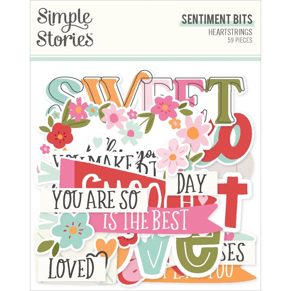 Simple Stories Heartstrings Sentiments Bits And Pieces 23610