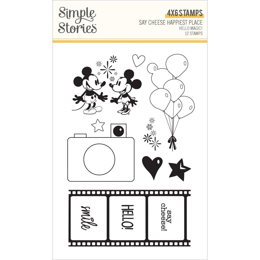 Simple Stories Hello Magic Clear Stamps 26225