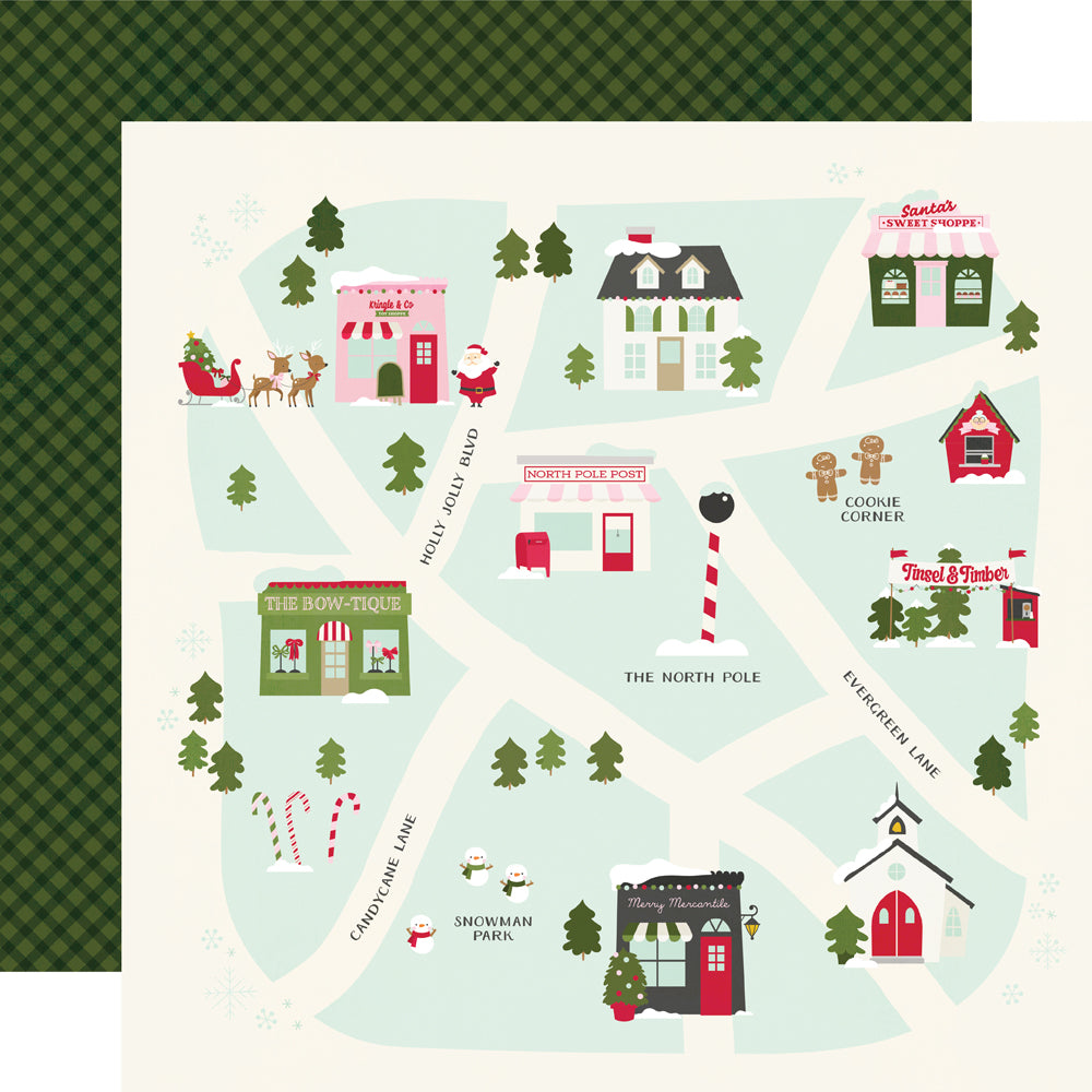 Simple Stories Kringle And Co 12 x 12 Collection Kit 27500 Magical