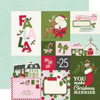 Simple Stories Kringle And Co 12 x 12 Collection Kit 27500 You Make Christmas Merrier Sentiments