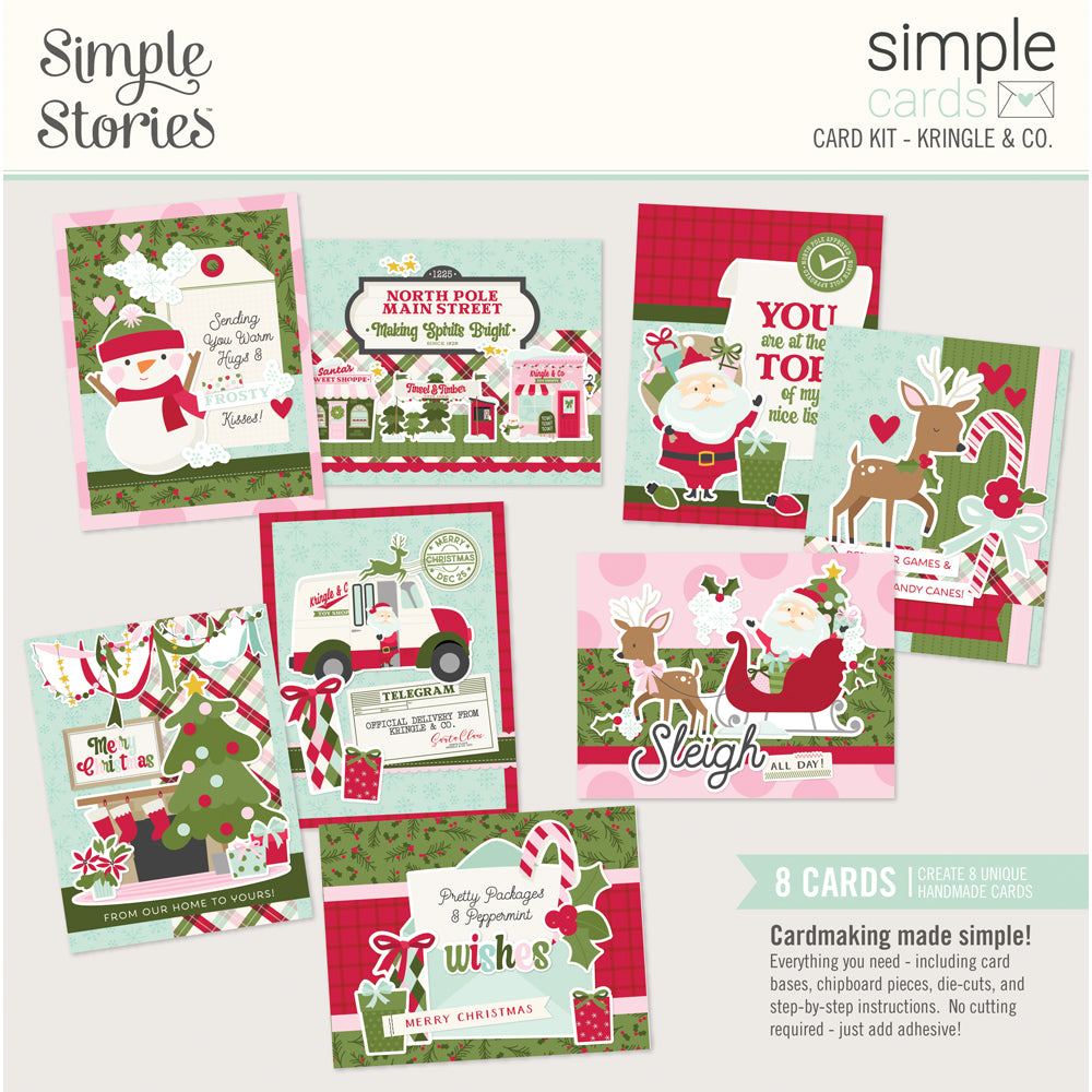 Simple Stories Kringle And Co Card Kit 27526