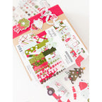 Simple Stories Kringle And Co Floral Bits And Pieces 27521 Santa Christmas Wreath