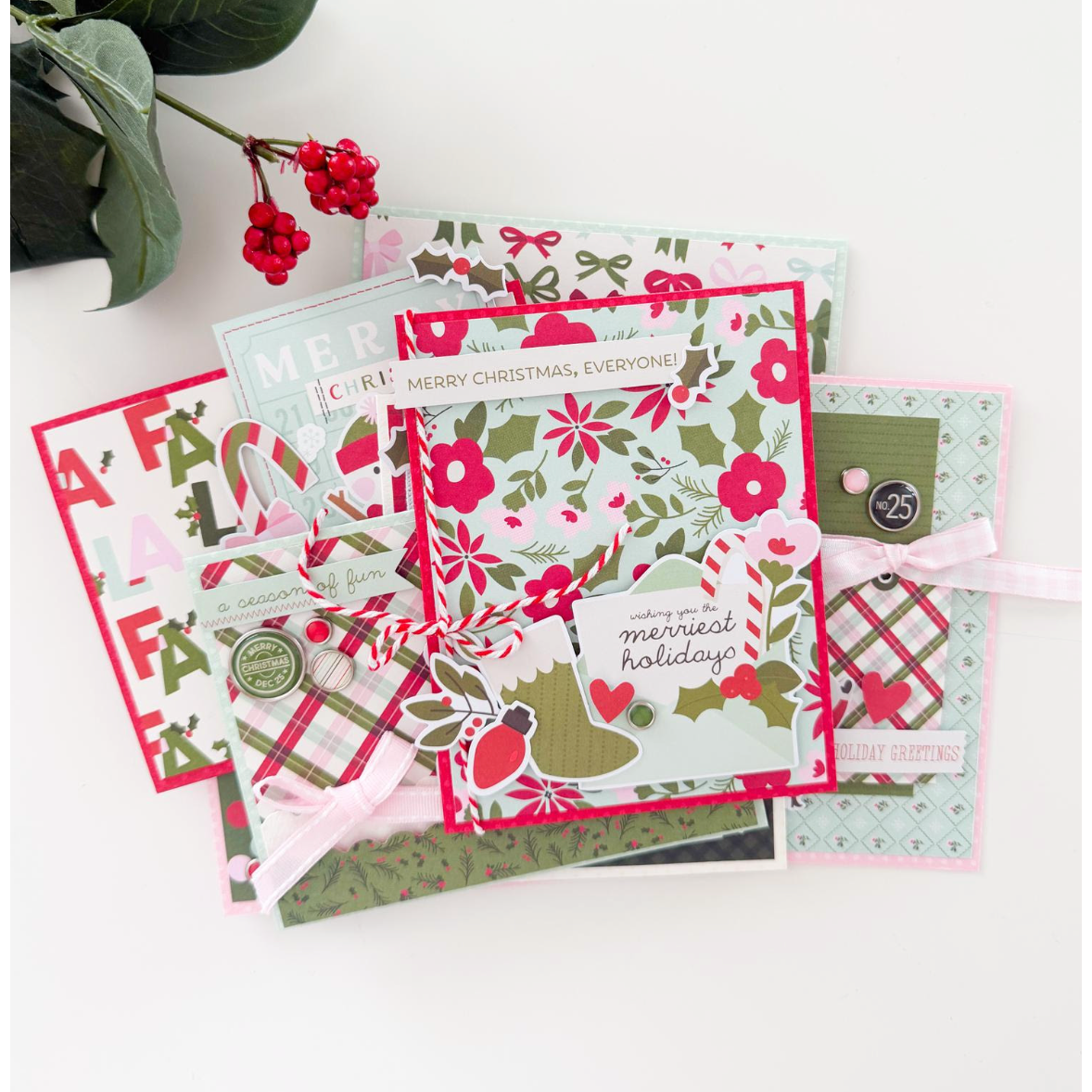 Simple Stories Kringle And Co Journal Bits And Pieces 27520 Merriest Holidays