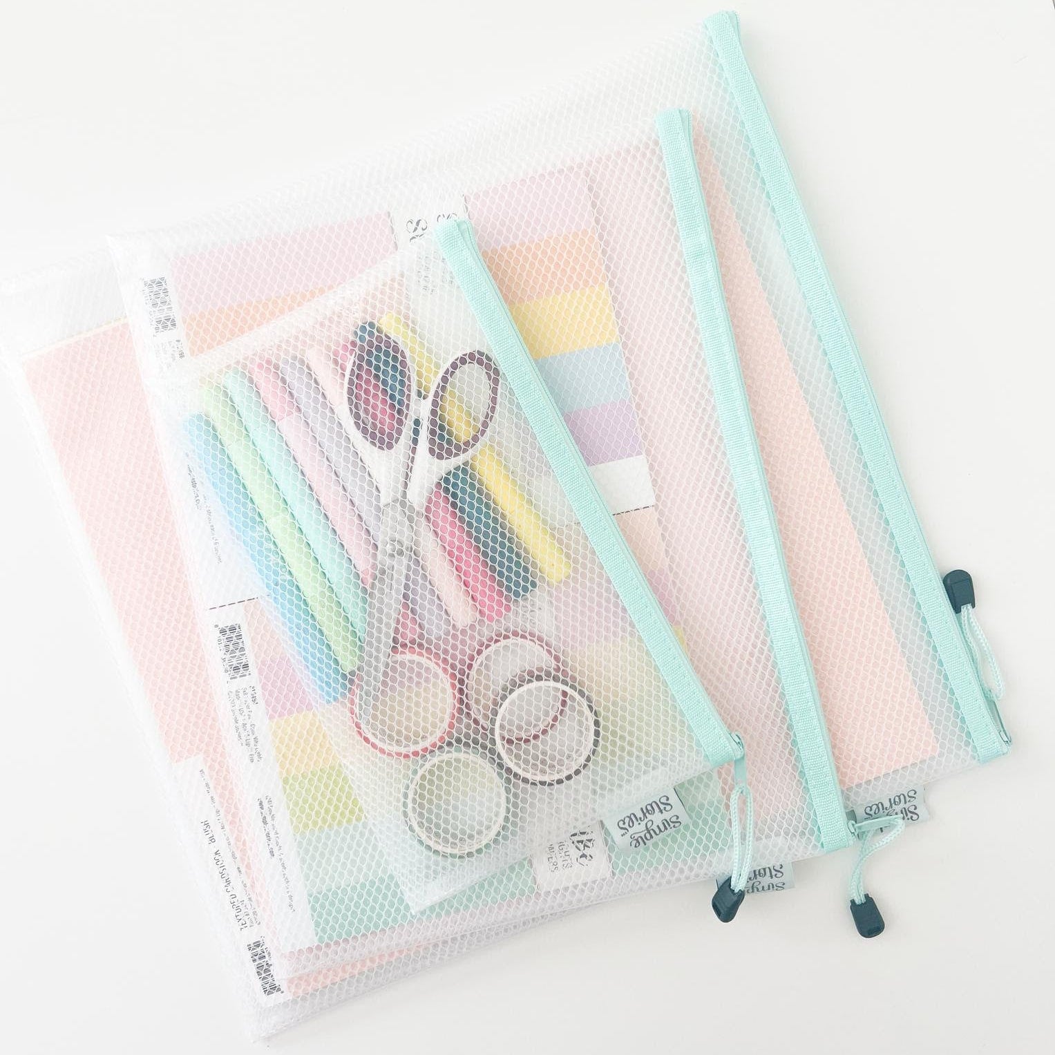 Simple Stories Medium Craft Storage Pouch 25684 in use