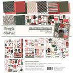 Simple Stories Mistletoe and Holly 12 x 12 Collector's Essential Kit 27701