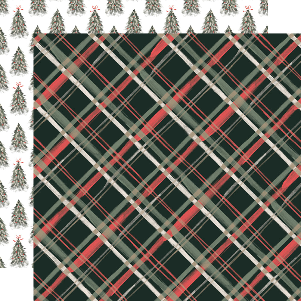 Simple Stories Mistletoe and Holly 12 x 12 Collector's Essential Kit 27701 Evergreen Wishes